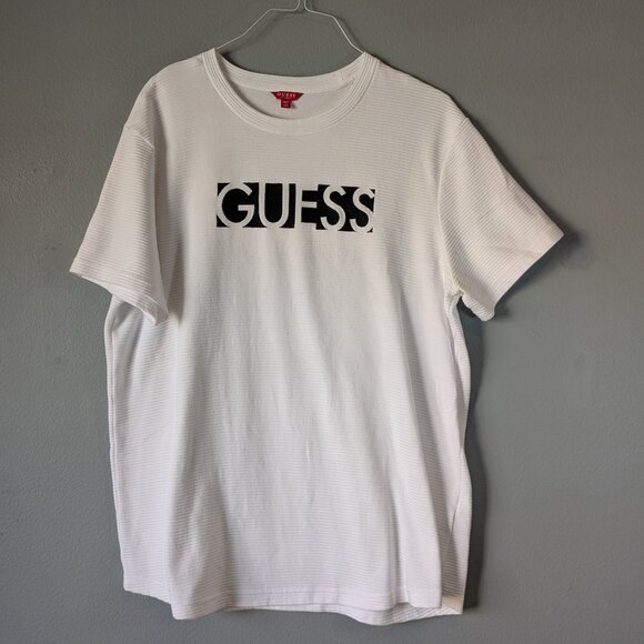 Guess Men's White T-Shirt XXL - Picture 2 of 9